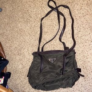 Black vintage Prada bag